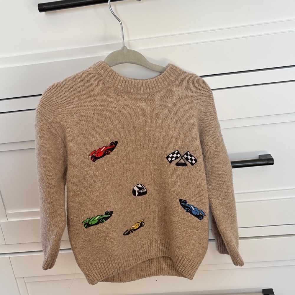ZARA 1.5 year 18 months race car sweater